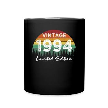 30th Birthday Vintage 1994 Vintage 1994 - Full Colour Mug - black - Front