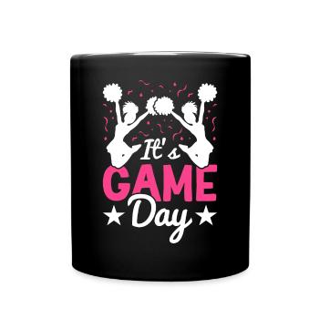 Cheerleading Cheerleader Cheer - Full Colour Mug - black - Front