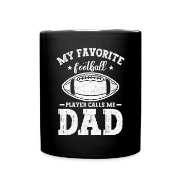 Soccer Dad Proud Soccer Dad Father's Day - Full Colour Mug - black - Front