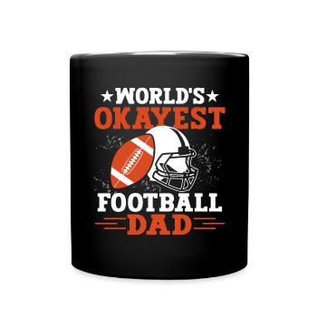 Soccer Dad Proud Soccer Dad Father's Day - Full Colour Mug - black - Front