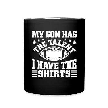 Soccer Dad Proud Soccer Dad Father's Day - Full Colour Mug - black - Front