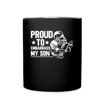 Soccer Dad Proud Soccer Dad Father's Day - Full Colour Mug - black - Front