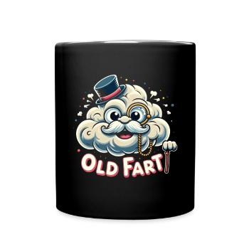 Vieux Pet Drôle - Mug uni - noir - Devant