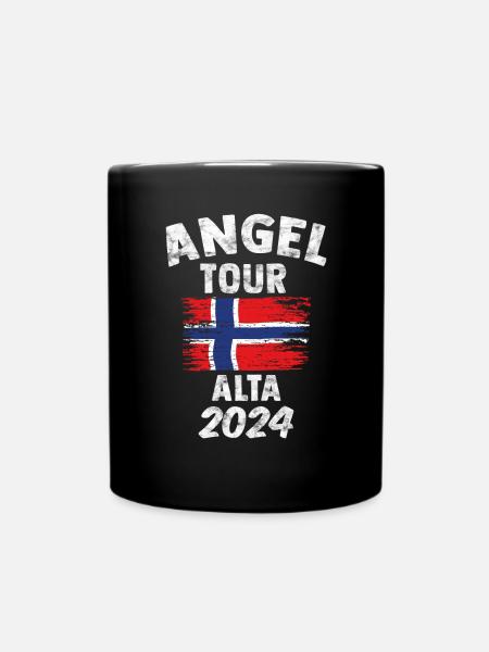 ALTA 2024 - Angel Tour Norwegen Geschenk - Tasse einfarbig - Schwarz