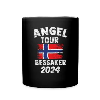 BESSAKER 2024 Fishing Tour Norway - Full Colour Mug - black - Front