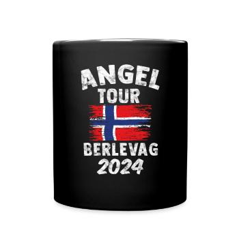 BERLEVAG 2024 Voyage de pêche Norvège - Mug uni - noir - Devant
