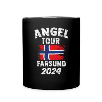 FARSUND 2024 Fishing Tour Norway - Full Colour Mug - black - Front