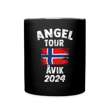 AVIK 2024 Fishing Tour Norway - Full Colour Mug - black - Front