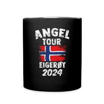 EIGERÖY 2024 Voyage de pêche Norvège - Mug uni - noir - Devant