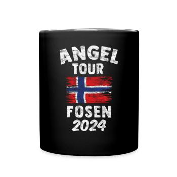 FOSEN 2024 Fishing Tour Norway - Full Colour Mug - black - Front