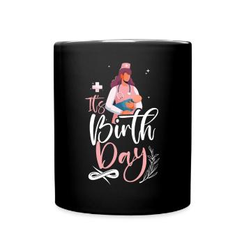 LD Labour And Delivery Nurse - Full Colour Mug - black - Front