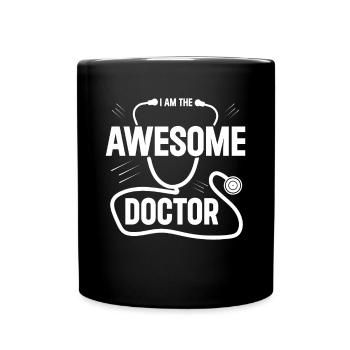 Médecin de l’hôpital - Je suis le médecin génial - Mug uni - noir - Devant
