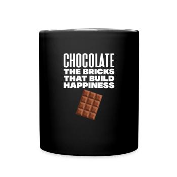 Chocolate Chocolate Food Cocoa Gift - Full Colour Mug - black - Front