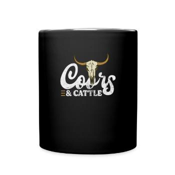 Cow-boy - Mug uni - noir - Devant