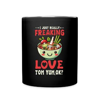 Savor The Flavor Of Authentic Thai Cuisine With A - Full Colour Mug - black - Front