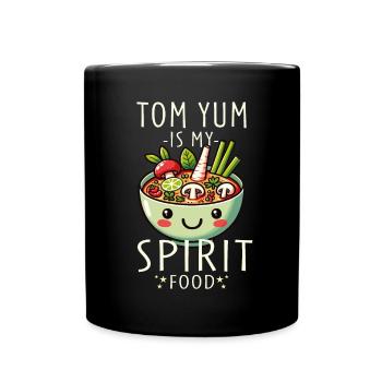 Tom Yum Soup Enthusiasts Delight - Unique Thai - Full Colour Mug - black - Front