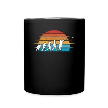 Clay Pigeon Shooting Evolution - Full Colour Mug - black - Front