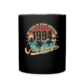 30th Birthday Born in 1994 30 Years - Full Colour Mug - black - Front