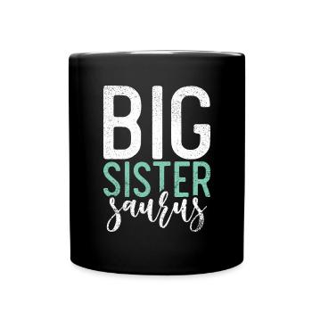 Big Sister Gift - Tasse einfarbig - Schwarz - Vorne