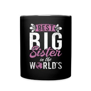 Big Sister Gift - Tasse einfarbig - Schwarz - Vorne