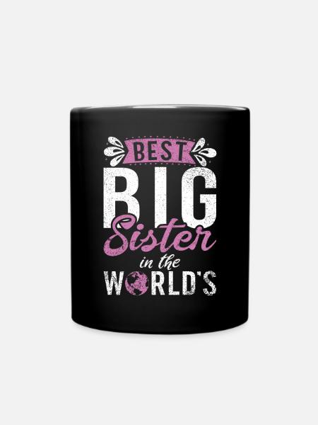 Cadeau de grande soeur - Mug uni - noir