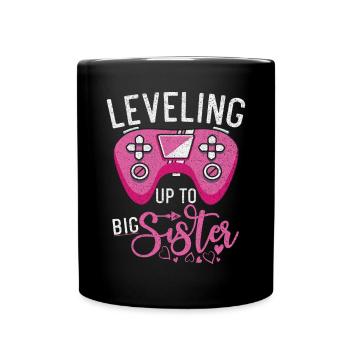 Big Sister Gift - Tasse einfarbig - Schwarz - Vorne