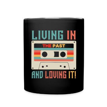 Fille garçon enfants 70 s 80 s 90 s Disco Costume tenue - Mug uni - noir - Devant