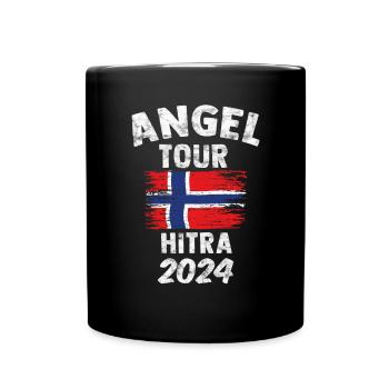 HITRA 2024 - Voyage de pêche en Norvège personnalisable - Mug uni - noir - Devant