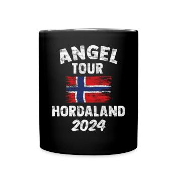 Tour de pêche HORDALAND 2024 en Norvège - Mug uni - noir - Devant
