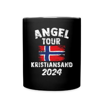 Kristiansand 2024 Fishing Tour Norway - Full Colour Mug - black - Front