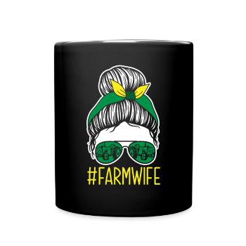 Funny Farmer Farm Farmer Gift - Full Colour Mug - black - Front