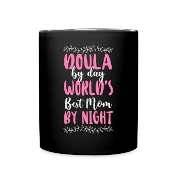 Doula Travailleuse à la naissance Doula par jour - Mug uni - noir - Devant