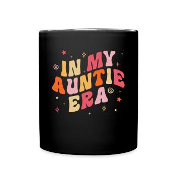 In der Ära meiner Tante Groovy Mother - Tasse einfarbig - Schwarz - Vorne