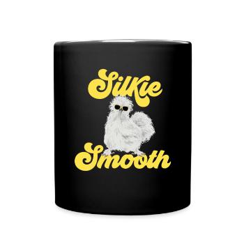 Seidenhuhn Silkie Chicken - Full Colour Mug - black - Front