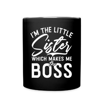 Sister Gifts - Tasse einfarbig - Schwarz - Vorne