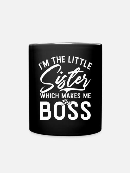 Sister Gifts - Tasse einfarbig - Schwarz