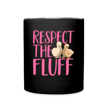 Seidenhuhn Poulet soyeux - Mug uni - noir - Devant