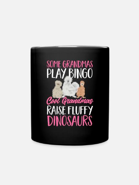 Seidenhuhn Silkie Chicken - Tasse einfarbig - Schwarz