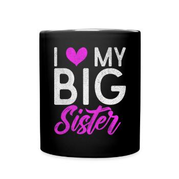 Sister Gifts - Tasse einfarbig - Schwarz - Vorne
