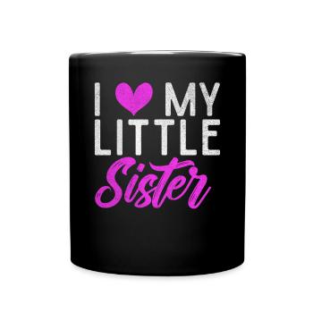 Sister Gifts - Tasse einfarbig - Schwarz - Vorne