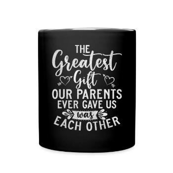 Sister Gifts - Tasse einfarbig - Schwarz - Vorne