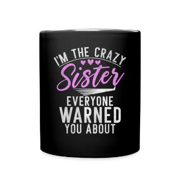 Sister Gifts - Tasse einfarbig - Schwarz - Vorne
