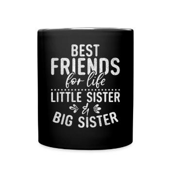 Sister Gifts - Tasse einfarbig - Schwarz - Vorne