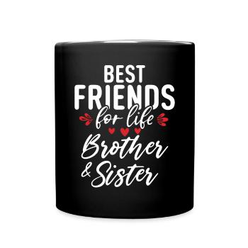 Sister Gifts - Tasse einfarbig - Schwarz - Vorne