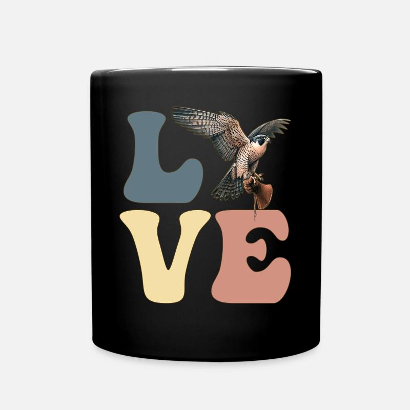 Falknerei Falkner Hawking - Tasse einfarbig - Schwarz