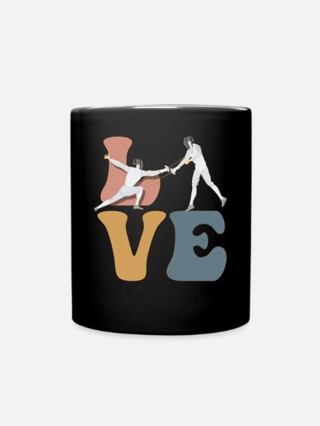 Escrime Escrimeur Fleuret Sabre - Mug uni - noir