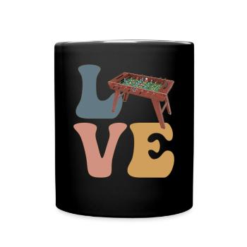 Joueur de baby-foot Baby-foot - Mug uni - noir - Devant