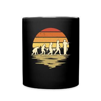 Flute Evolution Flute Flutist - Full Colour Mug - black - Front