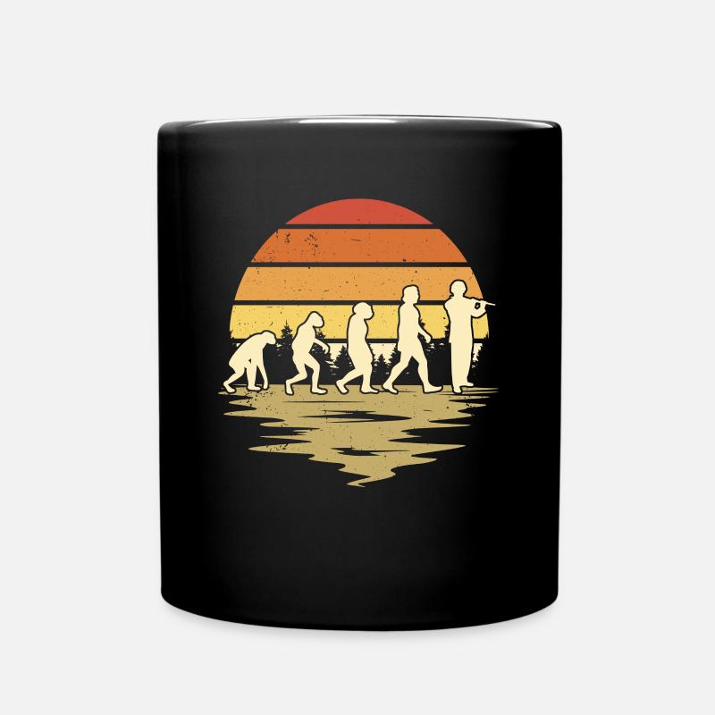 Querflöte Evolution Flöte Flötist - Tasse einfarbig - Schwarz