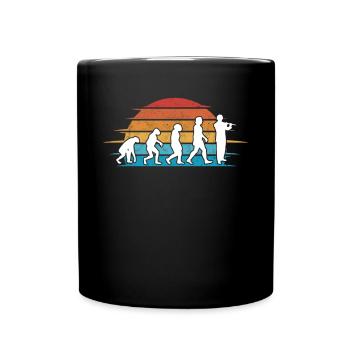 Flute Evolution Flute Flautist - Full Colour Mug - black - Front